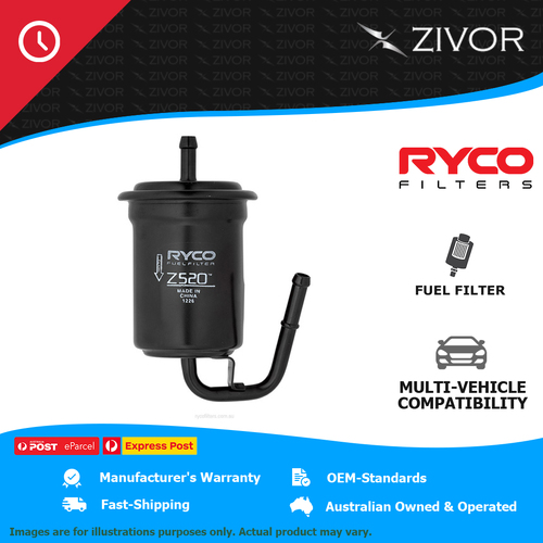 New RYCO Fuel Filter In-Line For DAIHATSU PYZAR G303 1.5L HE-EG Z520