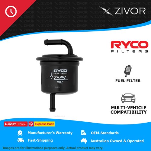 New RYCO Fuel Filter In-Line For DAIHATSU MIRA J L200 0.66L EF Z525