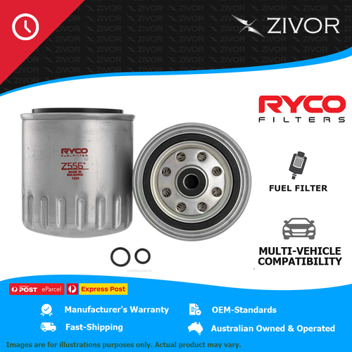 New RYCO Fuel Filter Spin On For SSANGYONG MUSSO 2.9L OM602 Z556