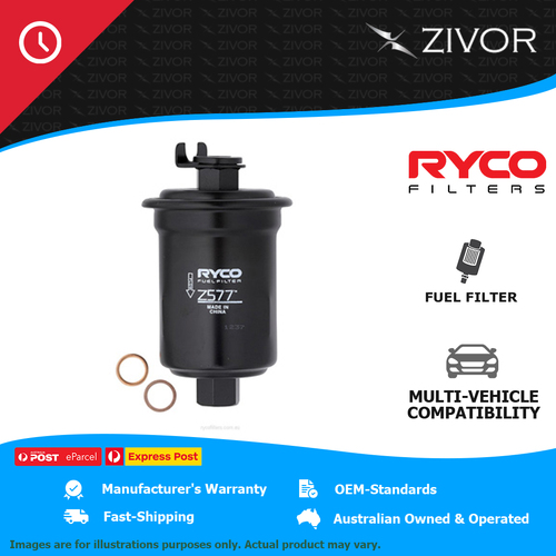 New RYCO Fuel Filter In-Line For MITSUBISHI TRITON MK 3.0L 6G72 Z577