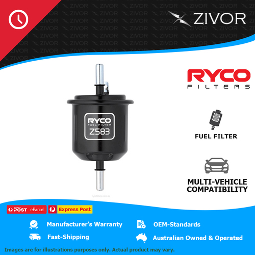 New RYCO Fuel Filter In-Line For HYUNDAI ACCENT LC 1.5L G4EC Z583