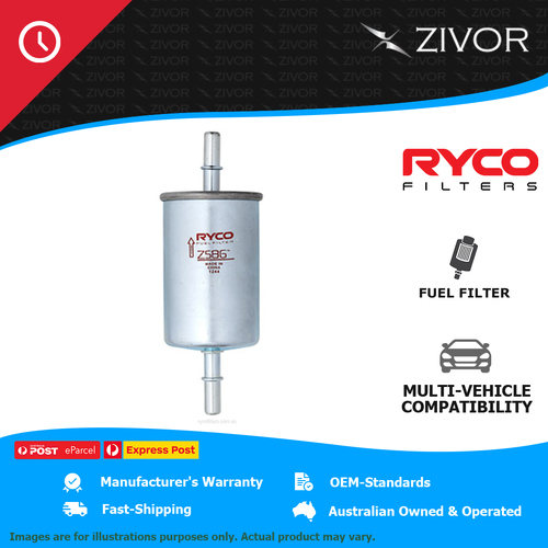 New RYCO Fuel Filter In-Line For HOLDEN COMMODORE VZ SV6 3.6L HFV6 LY7 Z586