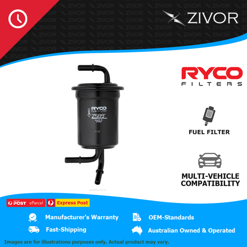 New RYCO Original Manufacture Fuel Filter In-Line For KIA MENTOR FB 1.8L TE Z589