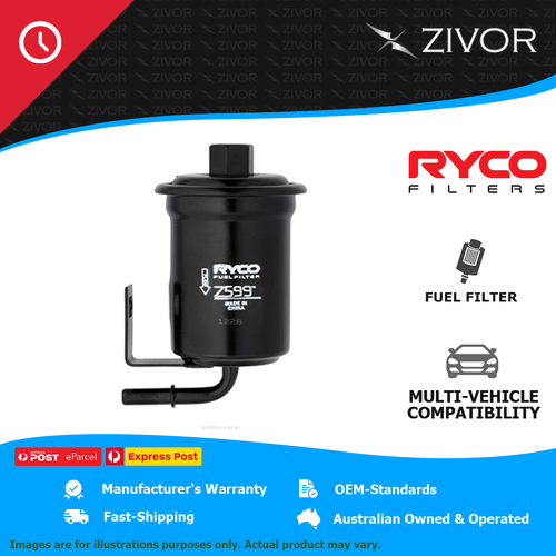 New RYCO Fuel Filter In-Line For LEXUS LX470 UZJ100R 4.7L 2UZ-FE Z599