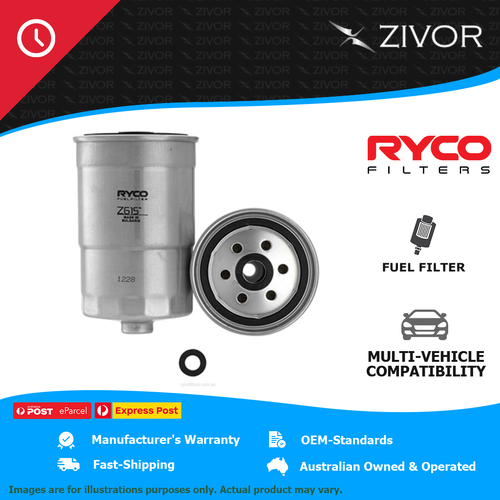 New RYCO Fuel Filter Spin On For KIA RONDO RP 1.7L D4FD Z615