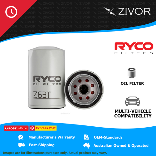 New RYCO Oil Filter Spin On For JAGUAR S-TYPE X202 2.5L AJV6 AJ25 Z631