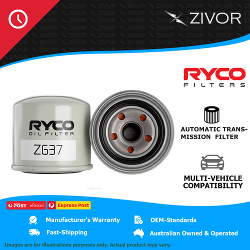 RYCO Automatic Transmission Filter Spin-on For HYUNDAI TRAJET FO 2.7L G6BA Z637