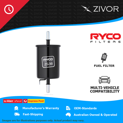 New RYCO Fuel Filter In-Line For DAEWOO KALOS T200 1.5L F15S Z638
