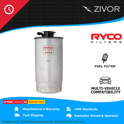 New RYCO Fuel Filter In-Line For LAND ROVER RANGE ROVER 3 L322 TD6 Z645