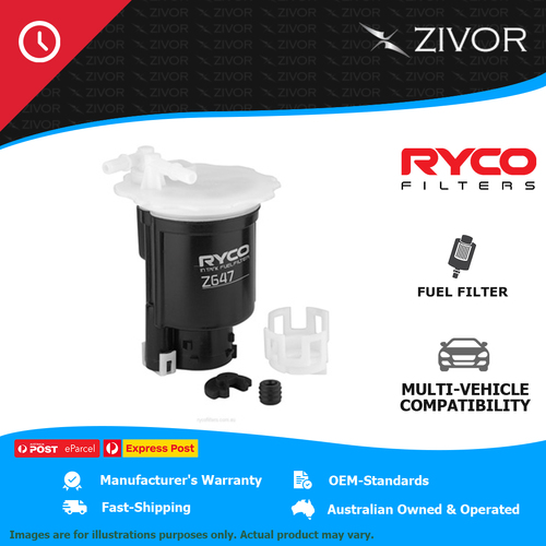 New RYCO Original Manufacture Fuel Filter For MAZDA 323 BJ PROTEGE 2.0L FS Z647