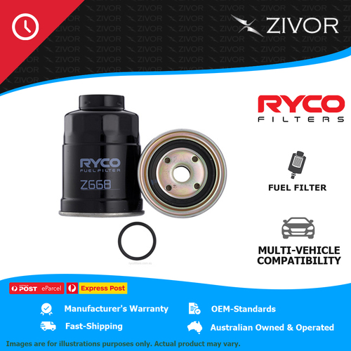 New RYCO Fuel Filter Spin On For ISUZU N SERIES NPS300 5.2L 4HK1 Z668