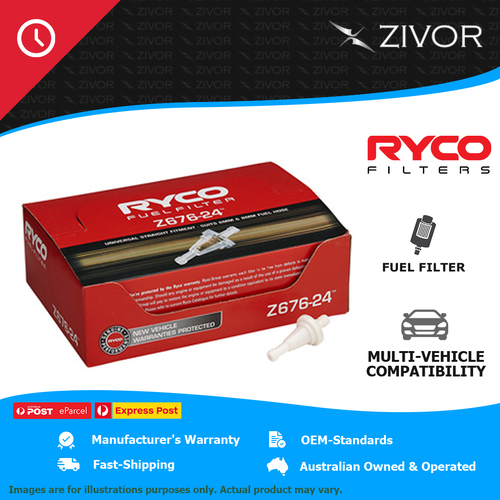 New RYCO Premium Efficient Flow & Longer Life Quality Fuel Filter 24 Pcs Z676-24