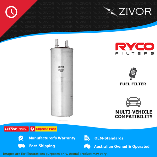 New RYCO Fuel Filter In-Line For VOLKSWAGEN MULTIVAN T5 TDI340 2.0L CCHA Z680