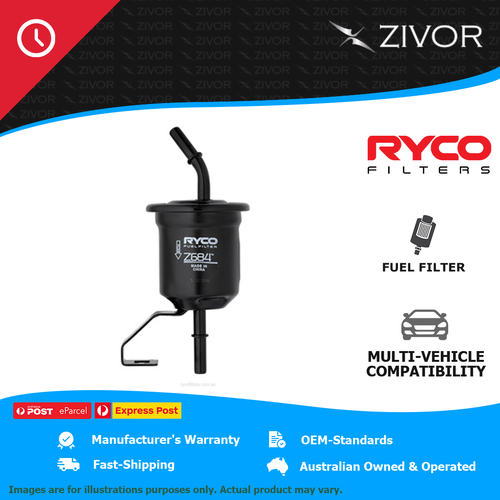 New RYCO Fuel Filter In-Line For TOYOTA HILUX TGN121R 2.7L 2TR-FE Z684