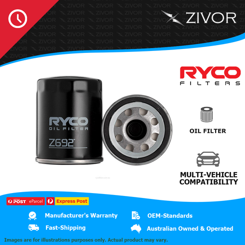 New RYCO Oil Filter Spin On For JAGUAR XKR X150 4.2L AJV8 AJ33S AJ34S Z692