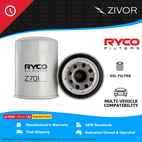 New RYCO Oil Filter Spin On For ISUZU N SERIES NKR200 3.0L 4JH1-TC Z701