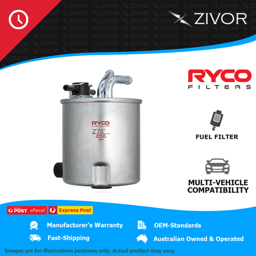 New RYCO Fuel Filter In-Line For NISSAN PATHFINDER R51 2.5L YD25DDTi Z711