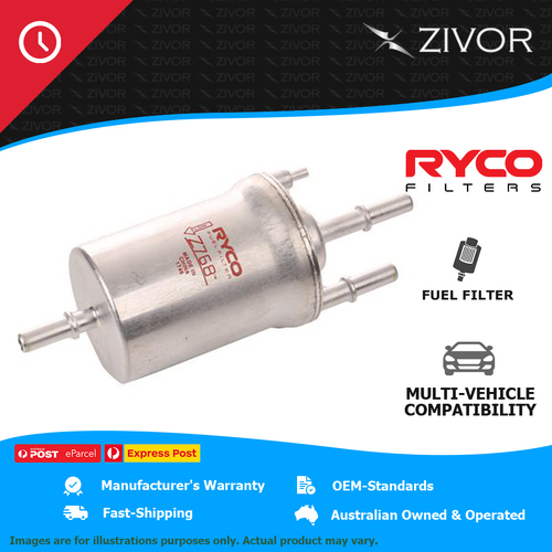 New RYCO Original Manufacture Fuel Filter In-Line For AUDI TT 8J 3.2L BUB Z768