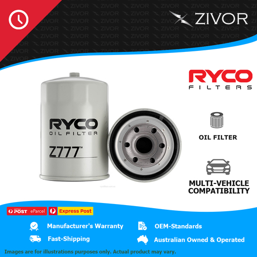 New RYCO Oil Filter Spin On For HINO DUTRO XZU414R 5000/5500/6000/6500/7000 Z777
