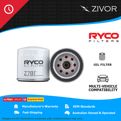 New RYCO Oil Filter Spin On For VOLKSWAGEN TIGUAN ALLSPACE 5N (BW2) 110TSI Z781