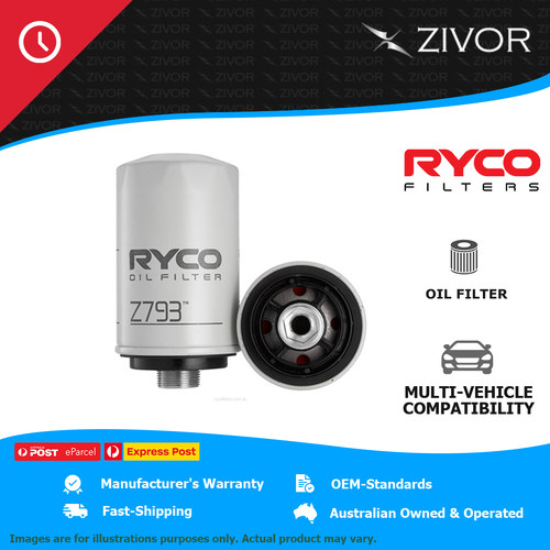 New RYCO Oil Filter Spin On For SKODA YETI 5L7 112TSI 1.8L CDAA Z793