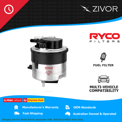 New RYCO Original Manufacture Fuel Filter For FORD FIESTA WS 1.6L Duratorq Z795