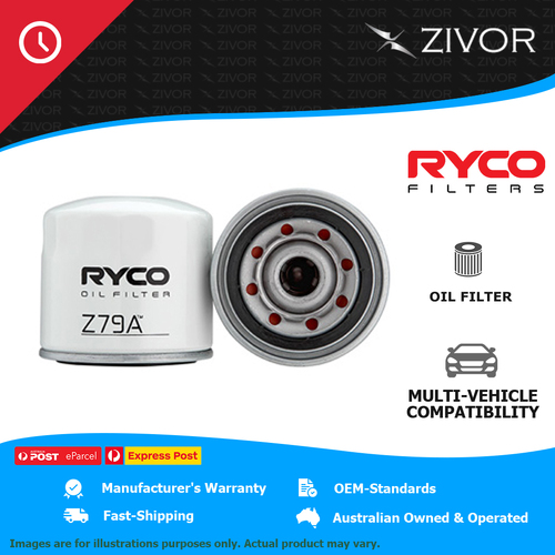 New RYCO Oil Filter Spin On For HONDA ACCORD CB 2.2L F22A6 Z79A