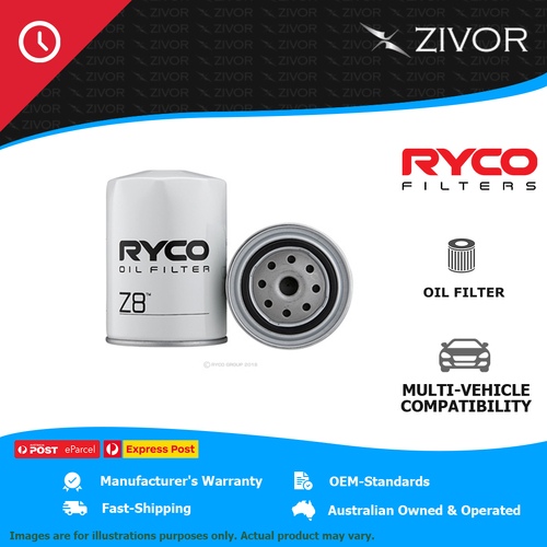 New RYCO 135mm Oil Filter Spin On .54kg lubrication system Z8