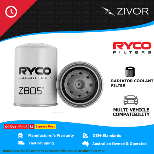RYCO Heavy Duty Radiator Coolant Filter For BONLUCK JXK6180 8.9L ISL 8.9 Z805