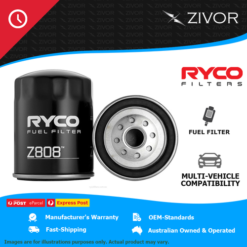 New RYCO Fuel Filter Spin On .86kg original manufacturer standard Z808