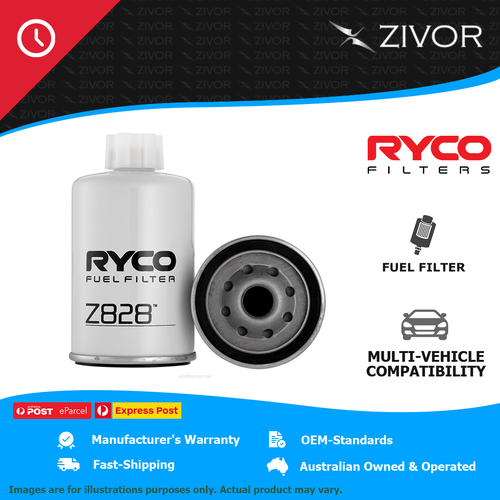 New RYCO Fuel Filter Spin On .43kg original manufacturer standard Z828