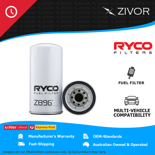 New RYCO Fuel Filter For KENWORTH L700 14.0L Series 60-14.0L Z896