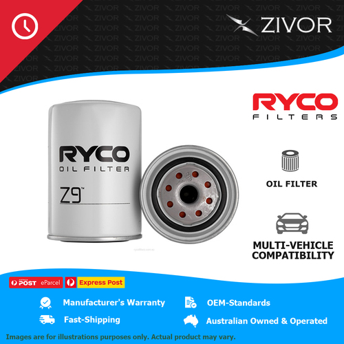 New RYCO Oil Filter Spin On For FORD FAIRMONT ED 5.0L 302 cu.in Windsor Z9