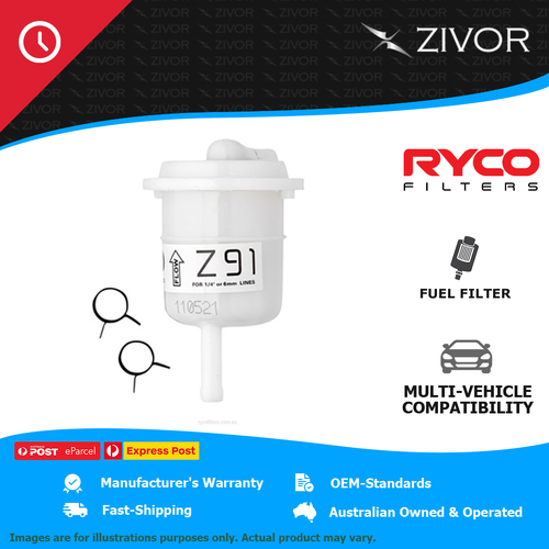 New RYCO Fuel Filter For FORD MUSTANG GEN1 5.8L 351 cu.in Windsor Z91
