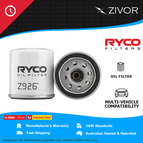 New RYCO Oil Filter Spin On For MAZDA MAZDA3 BM 2.0L PE-VPS SkyActiv-G Z926