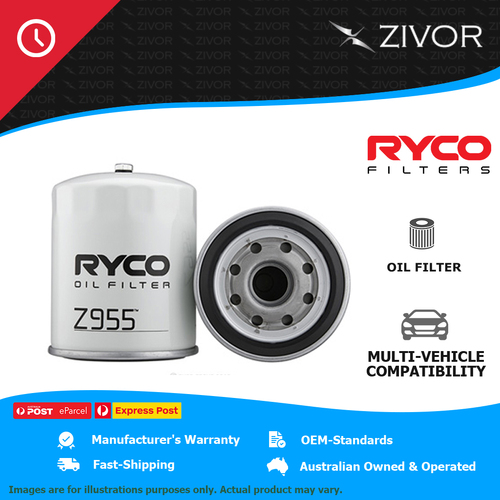 New RYCO Oil Filter Spin On For HINO 500, RANGER FD 1126 6.4L J07E Z955