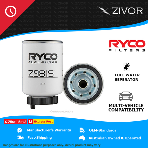New RYCO Fuel Water Seperator original manufacturer standard Z981S