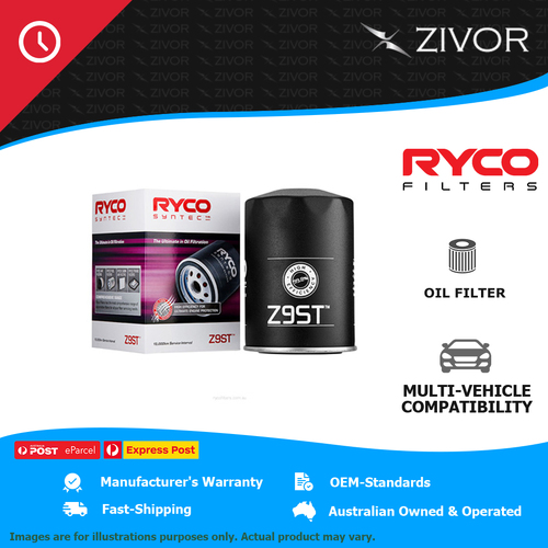 New RYCO Syntec Oil Filter Spin On For TOYOTA LANDCRUISER FJ75 4.0L 3F Z9ST