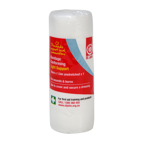 ST JOHN Conforming Bandage 10cm x 1.5m Medical First Aid Support #1030