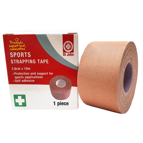ST JOHN Sports Strapping Tape 3.8cm x 10m First Aid Medical Support #109001