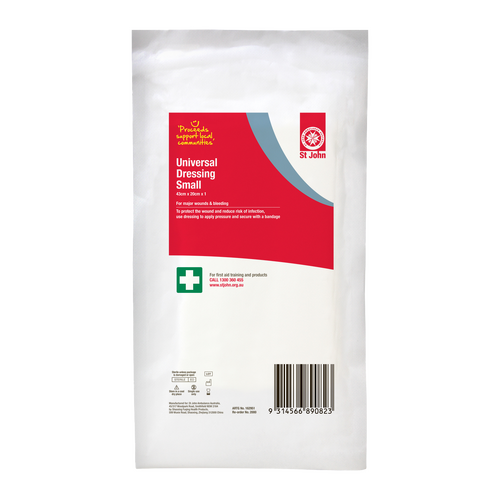 ST JOHN Universal Dressing 43cm x 20cm Sterile First Aid Wound Care #2000