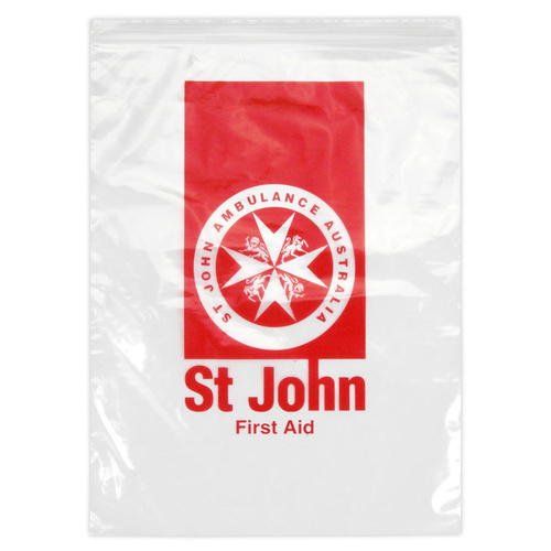 ST JOHN Large Resealable Bag 23cm x 30cm First Aid Storage #4090