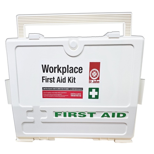 ST JOHN Workplace First Aid Kit Mountable Emergency Medical Supplies #600208