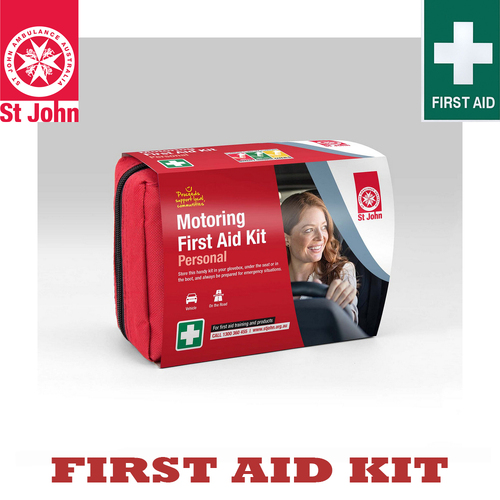 New ST JOHN AMBULANCE Motoring First Aid Kit #677401