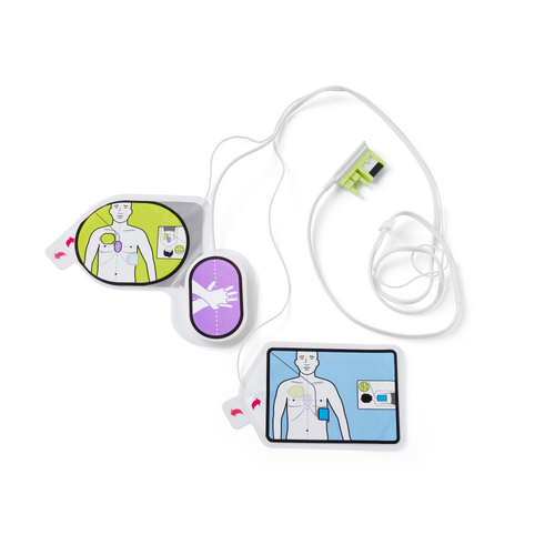 ST JOHN ZOLL AED 3 CPR Uni-padz Universal Electrodes Adult/Paediatric #8881132
