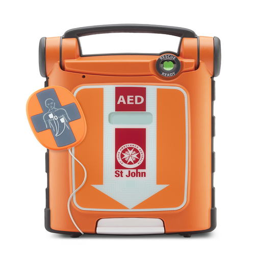 New ST JOHN G5 Fully Automatic Defibrillator with CPR Feedback #888G5CPR
