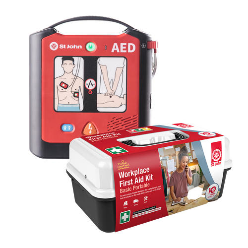 ST JOHN ZOLL AED Plus Pediatric Pads Child Defibrillator AED #8881135