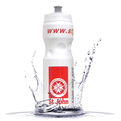 ST JOHN Sports Bottle 750ml 25.5 x 7.5cm Reusable Water Bottle #MER1004