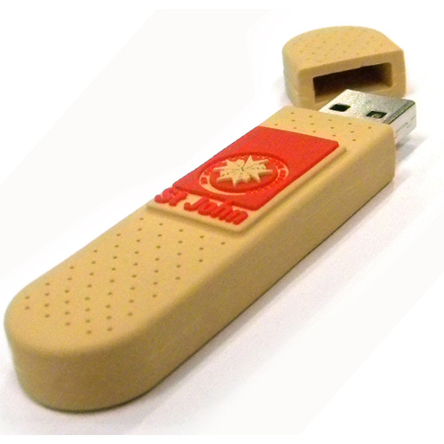 ST JOHN 4GB USB Drive 7.5 x 2 x 1cm Data Storage Drive #MER1019