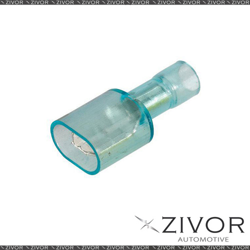 New NARVA Terminal Male Blade Insulated Blue 6.3mm (50Pk) 56112 *By Zivor*